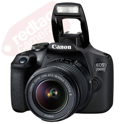 Canon EOS 2000D / Rebel T7 DSLR Camera with EF-S 18-55mm f/3.5-5.6