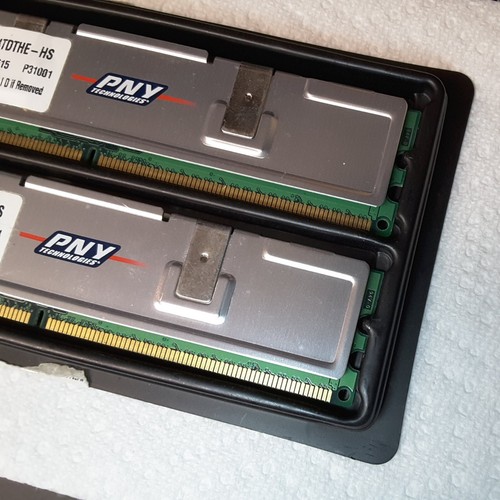 PNY 6464TDTHE-HS 2GB (2x1GB) PC2-5300 DDR2 667MHZ Memory FOR DESKTOP PC - Picture 3 of 5