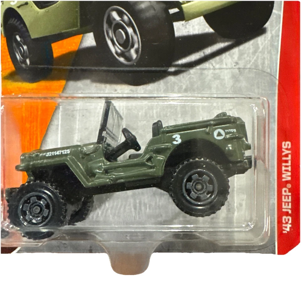 1/64 Matchbox MBX Rescue 1943 Jeep Willys Great Collectible - Image 3 of 4