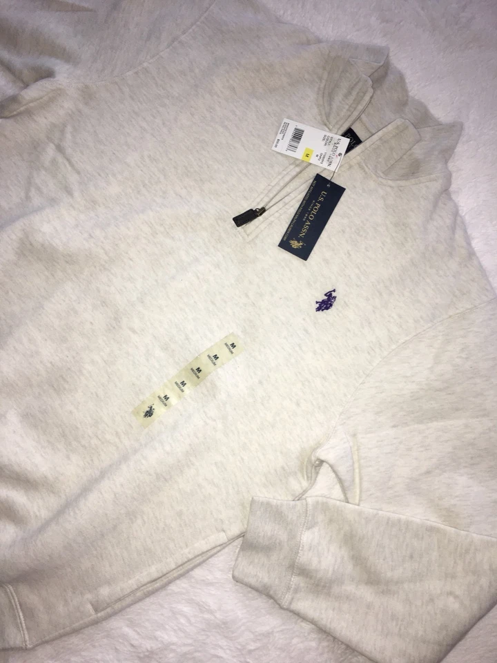 US Polo Assn Men’s Half Zip Sweater Size M - Image 3 of 4