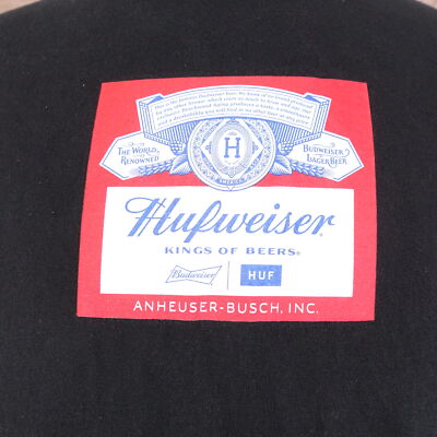 HUFWEISER BUDWEISER HUF COLLAB STREETWEAR LONG SLEEVE T-SHIRT SIZE 