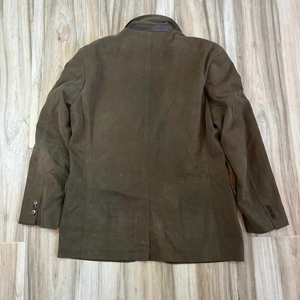 Blazer IBIZA Sportcoat Ravelli Sarja Verde 42R Business Academia Trabalho Casual - Imagem 2 de 4