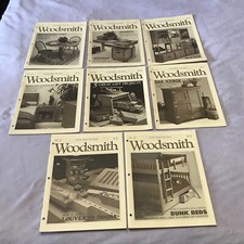 Woodsmith Magazine Notes From The Shop Vintage 1983, 1984, 1985 8 Issues 