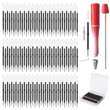 100 Pack Beadable Pens Refills Bulk - Blue Ink Ballpoint Pen Refill, Smooth...