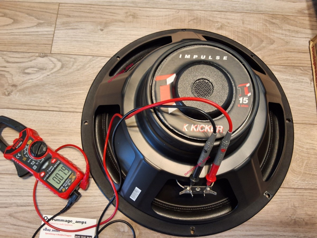 NOS Kicker 15 Inch 8 - Ohm SVC IMPULSE Car Audio Subs 🇺🇸 OLD