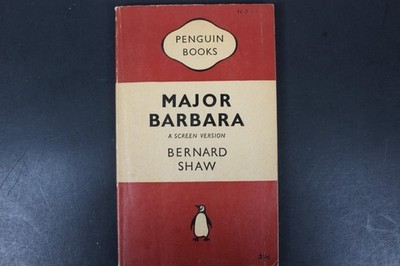 Major Barbara Screen Version Bernard Shaw 1951 Penguin Books Play Drama PB