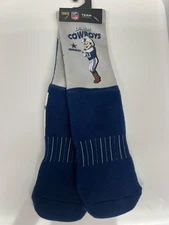 WOW! DALLAS COWBOYS Youth NFL Socks (Men's 1-6) & FAST FREE SHIP!