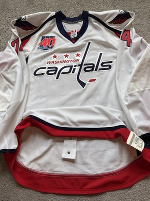 Washington Capitals Carlson Team Issued 40th Anniversary Reebok