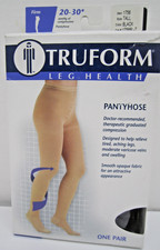 Truform 1756 Compression Pantyhose 20-30 mmHg Black Tall