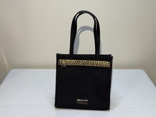 Versace Fragrances Canvas Purse Handbag Tote *No Strap*