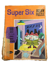 Vintage Whitman Super Six Jigsaw Puzzle 1969 BROTHERS MATZORILEY 4609 100 pc