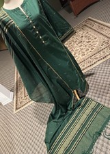 Pakistani Indian Designer Shalwar Kameez Fancy Eid Ramadan Iftaar Party Dress L