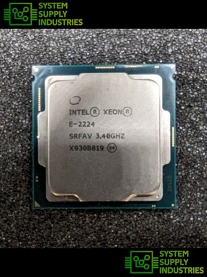 Intel Xeon E-2224 SRFAV 3,40GHz 4 Core 8MB L3 Cache Prozessor CPU 71W