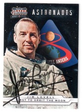 JAMES LOVELL Signed 2012 Panini Americana Astronauts Card #14 NASA Autograph Jim