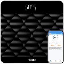 Amazing 660lb Smart Bathroom Scale for Body Weight in 0.1lb, High Accuracy As...