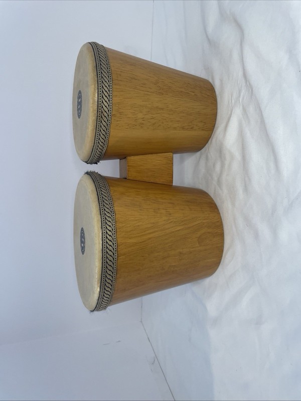 Latin Percussion LP Music Collection Bongos Set Small Wood Wooden Hand Drum