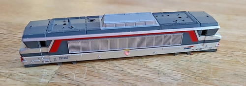 Lokgehäuse N 1/160 Elektrolok SNCF 22387 Lievin  Fleischmann  | Zustand: Gebraucht