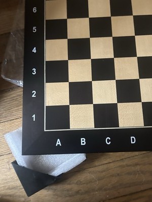All Maple and Beech 15-3/4  Sq.  Chess Board! Black And White  1-5/8  Squares.