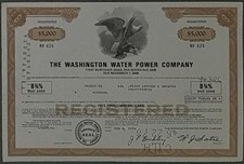 50 X The Washington Water Power Company Bond 8 3/4 % due 2006 5.000 USD