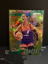 2024 Panini Prizm Natasha Cloud Green Fractal #12 Phoenix Mercury Card Holo