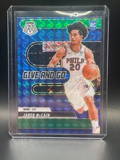2024-25 Panini Mosaic Basketball Mosaic Green Give and Go Jared McCain Rookie