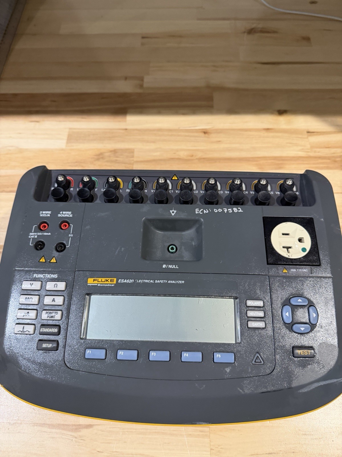 FLUKE ESA620 BIOMEDICAL ELECTRICAL SAFETY (PARTS ONLY) FOR PARTS - SHIPS FAST