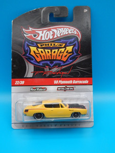 Hot Wheels Phils Garage CHASE - 68 Plymouth Barracuda Metal & RR's (J)