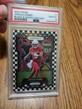2023 Prizm Joshua Dobbs Black & White Checker #3 PSA Gem Mint 10 Population 3