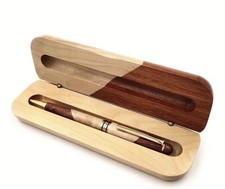 Luxury Ballpoint Wooden Pen And Case Valentines Day Gift Mens Writing
