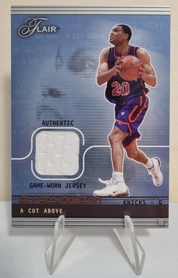 2003-04 Flair A Cut Above #AH Allan Houston 059/500