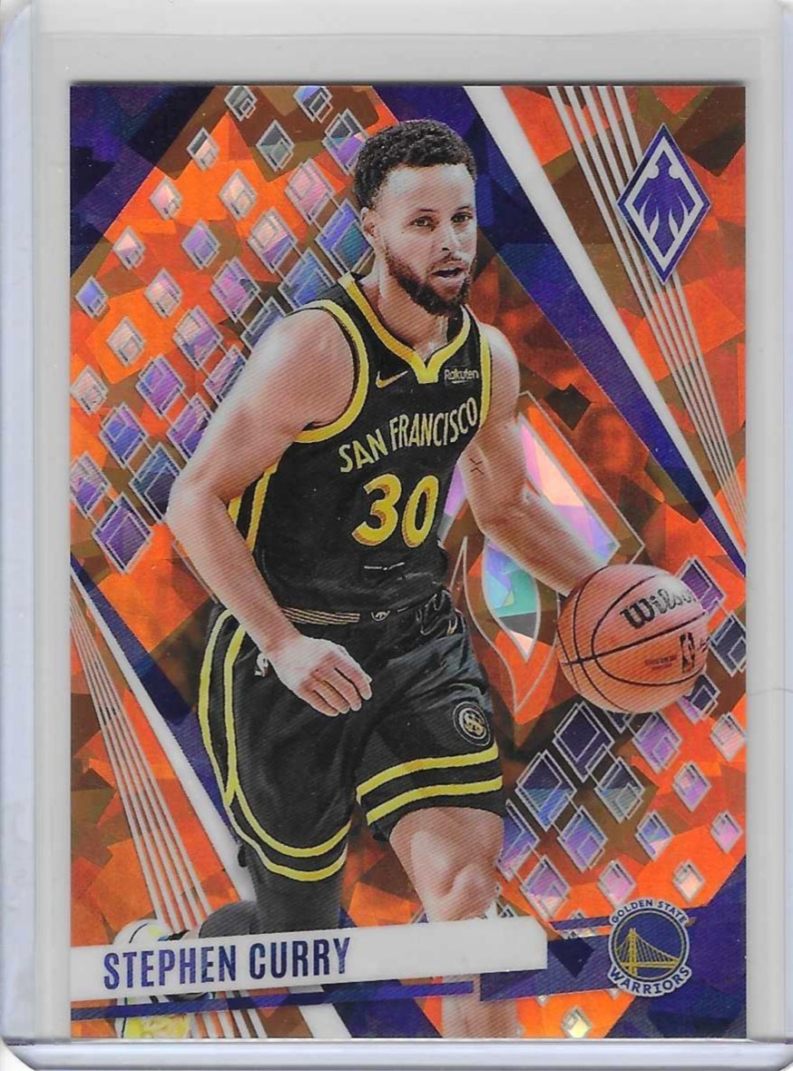 2023-24 Phoenix Stephen Curry Orange Ice Phoenix S/N 185/249 #174
