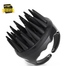 Silicone Scalp Scrubber Shampoo Brush with Extra Long Bristles, Hair Scalp Massa