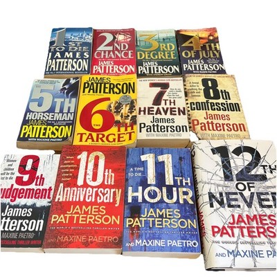 Women s Murder Club Series Books 1 - 12 Collection Set by James Patterson