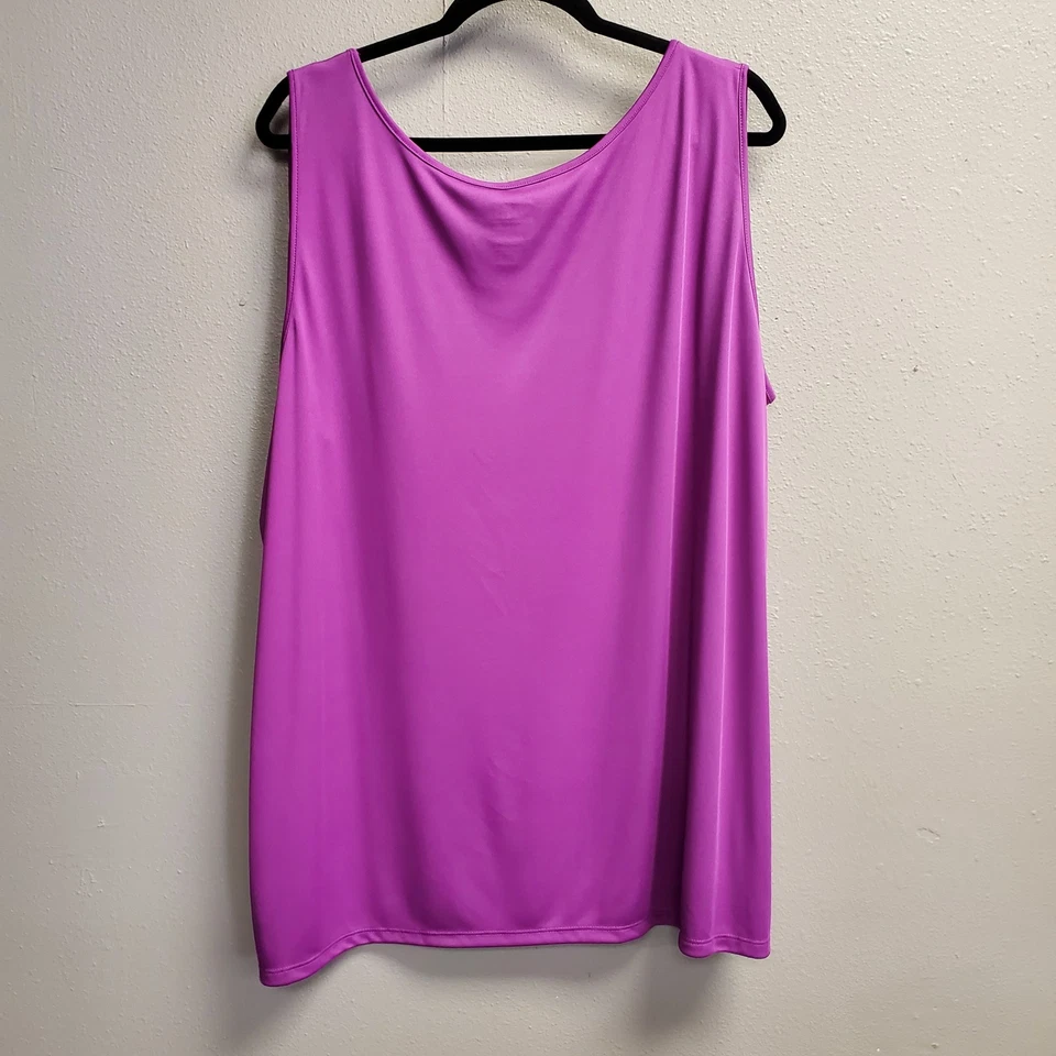 Camiseta sin mangas Just My Size para mujer 5X talla grande sin mangas entrenamiento atlético activo Shi Foto 4 de 4