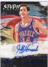 2018-19  Court Kings Studio Signature Sapphire #ST-JHN Jeff Hornacek Auto 22/25