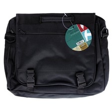 15x12x2.75 Inch Art Supply Messenger Bag Black Canvas For Artists Students 15x12x2.75 Inch Art Supply Messenger Bag Black Canvas For Artists Students