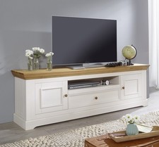 TV Element Lowboard 191cm Kiefer weiß eichefarbig Kiefer massiv NEU OVP!!!!