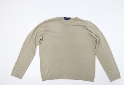 Pullover Pulli Herren UK Größe L Atlantic Bay Beige