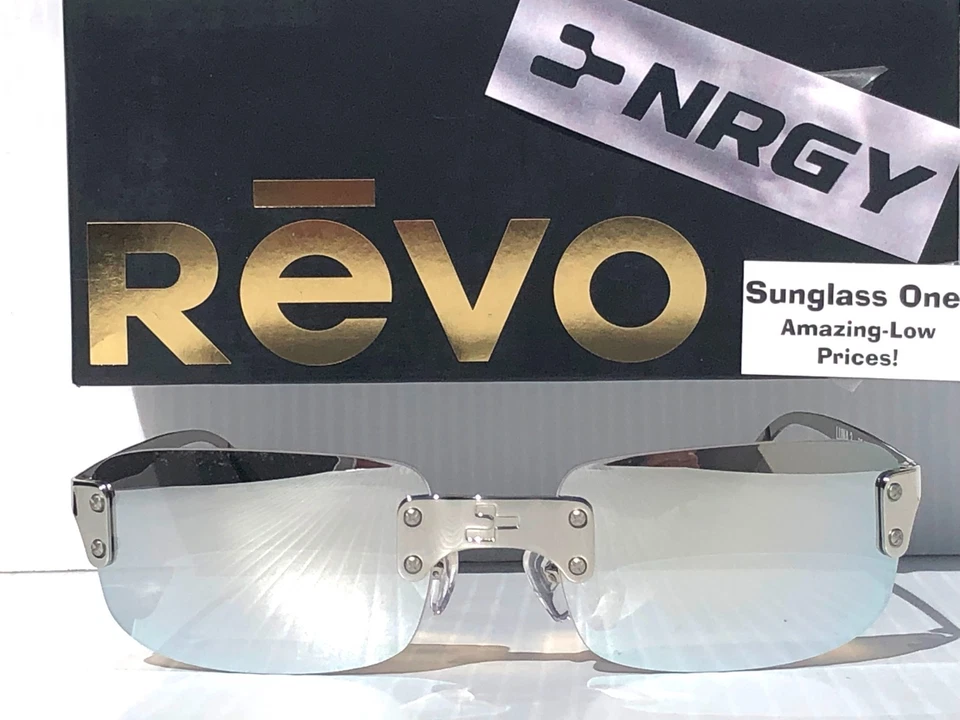 Gafas de sol REVO NRGY LUNA 2 cromadas brillantes polarizadas plateadas lentes espejadas 6007 03 ST Foto 2 de 4