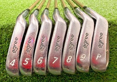 Square Two LPGA Agree Iron Set 4-PW Ladies Graphite / NEW GRIPS / VGC / sa6614