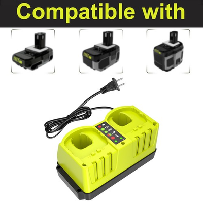 #ad 18V Dual Port Simultaneous Charger for Ryobi ONE 18 Volt Battery P103 P105 $26.99