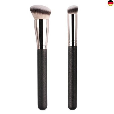 2 Stück Foundation Pinsel und Concealer Pinsel, Make Up Pinsel Schminkpinsel 