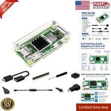 Raspberry Pi Zero 2 W Case Kit with Raspberry Pi Zero 2 W Case Power Supply