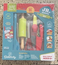 NEW Baketivity 31-Piece Kids Baking Set with My First Recipe Book -Complete Set