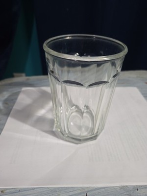 Luminarc Vtg. Tall Tumbler, 10 Panel, Glass