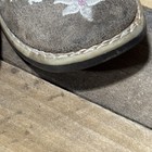 TWISTER GIRLS LILY BROWN & WHITE FLORAL EMBROIDERY SQUARE TOE COWBOY BOOTS SZ 12 — photo 4