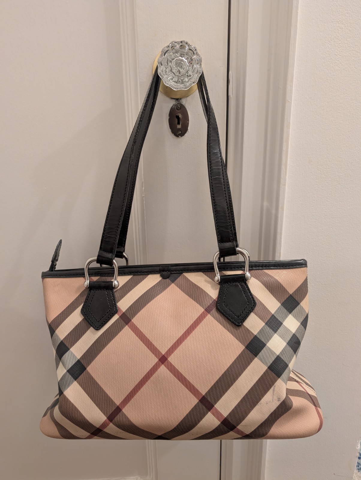 Burberry Nova Check Shoulder Bag