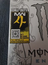 NEW CoD MW4 Call Of Duty Modern Warfare 4 Monster Energy Code Tabs 2026