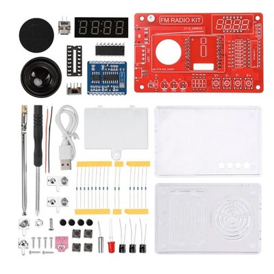 Complete RDA5807 FM Radio DIY Kit 87-108MHz for Electronics Learning & Education