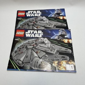 LEGO Star Wars: Millennium Falcon (7965) Set w Manuals Incompletes Read